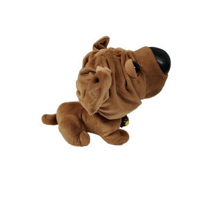 Toy Quest Snubbies Schlupy Dog Stuffed Animal Plush 10 Inch Collar With Mini Pup